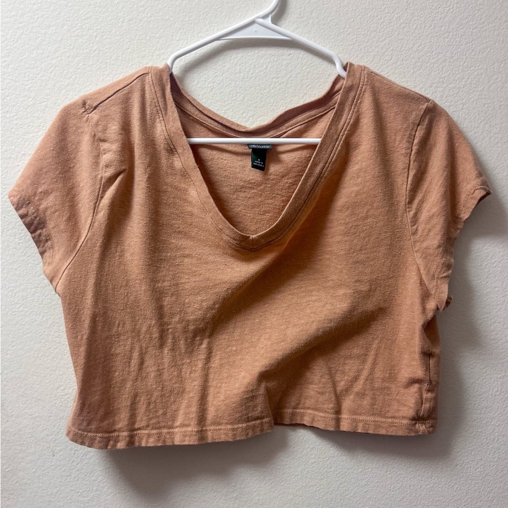 Tan Women's CropTop